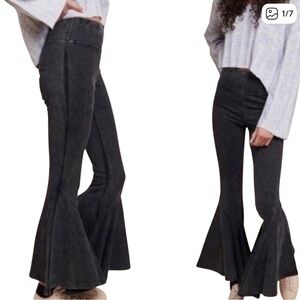 Earthbound Flower Child Boho Flare Leg Sweatpants Lounge Pants Hippie